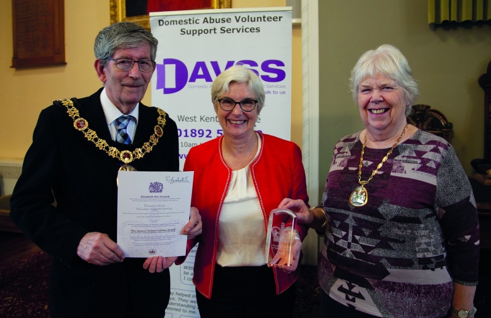 Charity recognised for helping male domestic abuse victims